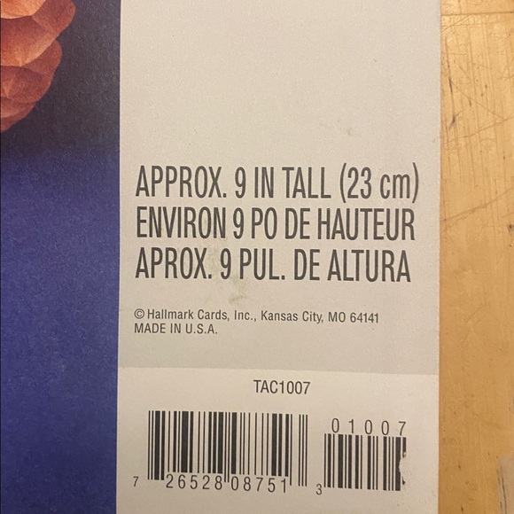 Turkey Centerpiece by Hallmark. NWT NIP Perfect for Thanksgiving - Picture 4 of 5